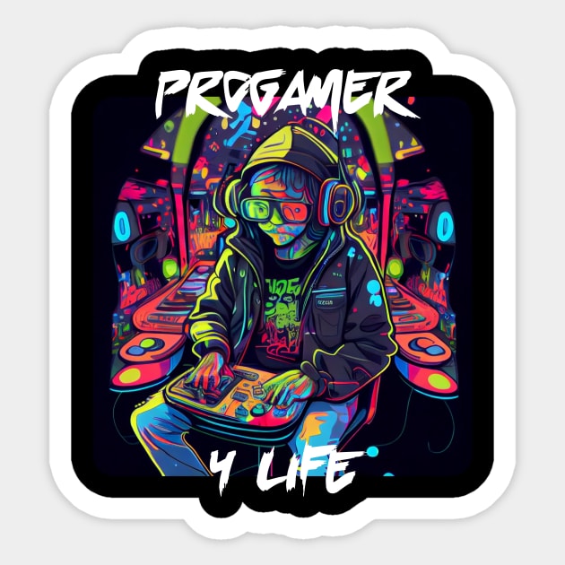 Programmer 4 Life 1 Sticker by PD-Store